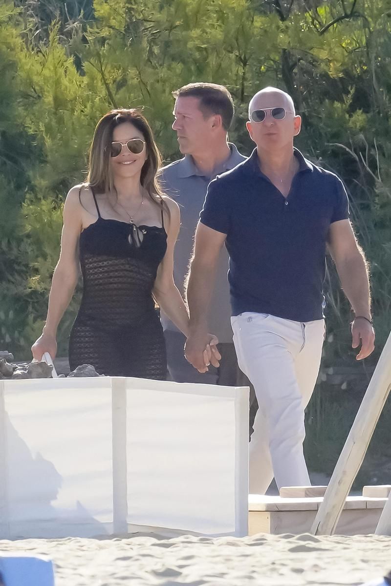 Jeff Bezos y Lauren Sanchez