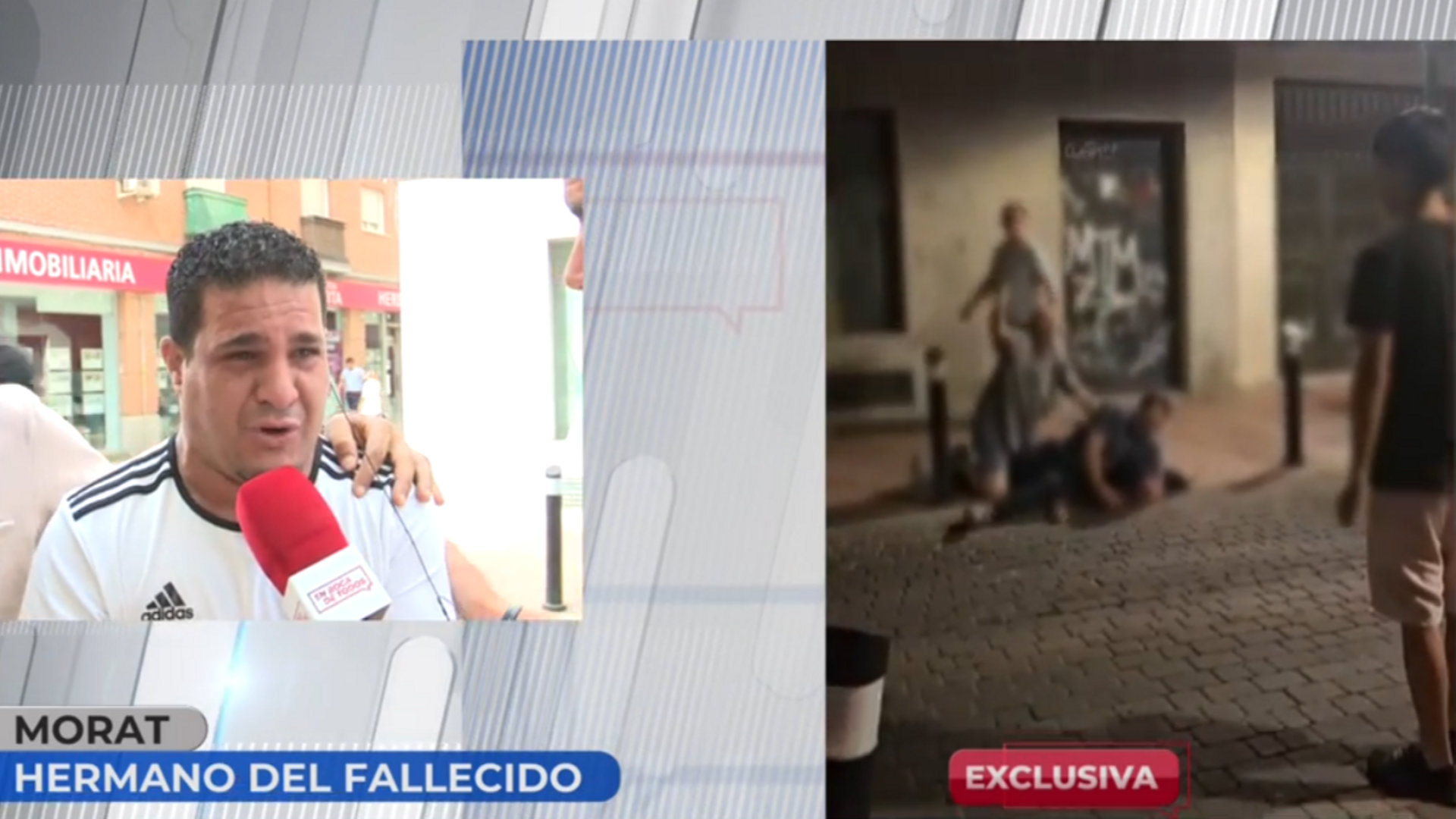 Las lágrimas del hermano del ladrón fallecido presuntamente a manos de un policía en Torrejón: "Tenía esquizofrenia" Las lágrimas del hermano del ladrón fallecido presuntamente a manos de un policía en Torrejón: "Tenía esquizofrenia"