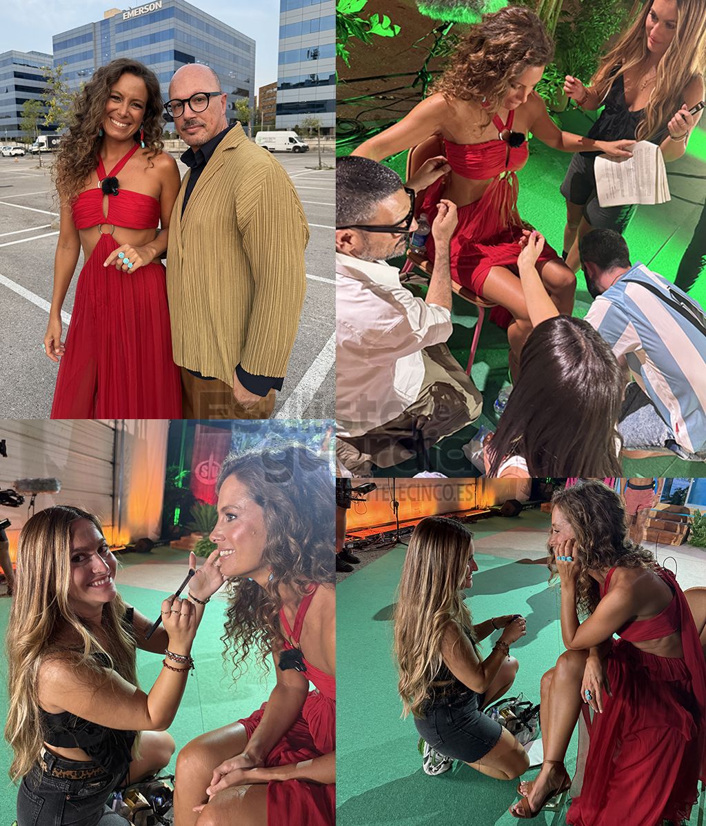 Laura Madrueño con el equipo en la final de 'Supervivientes 2025'