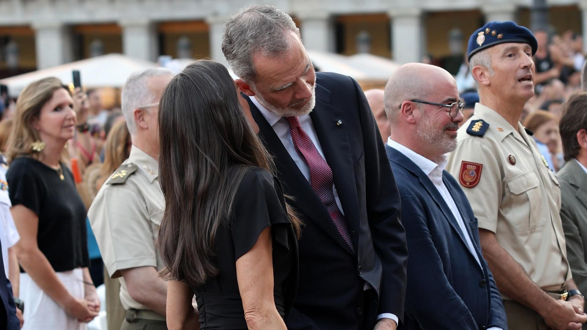 Los reyes, Felipe y Letizia asisten al concierto de la Unidad de Música de la Guardia Real
