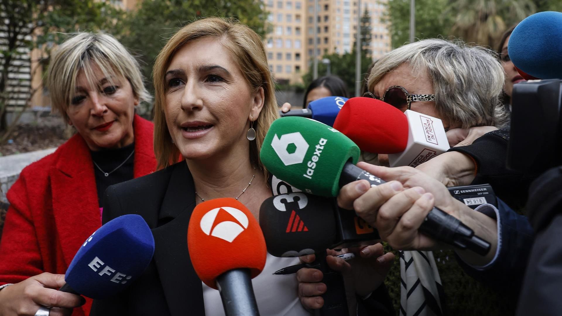 Salomé Pradas el día de su declaración ante la jueza que instruye la causa