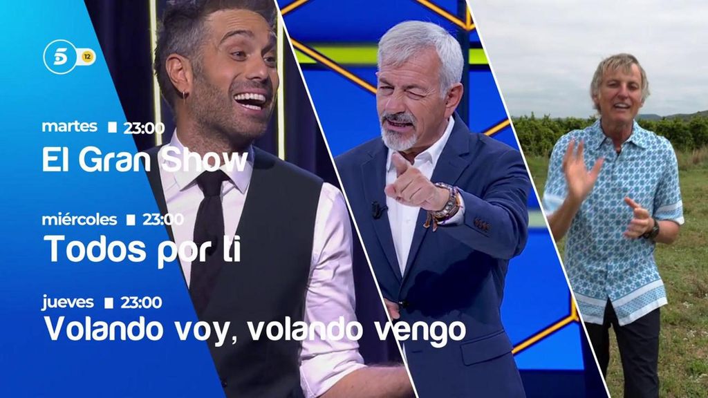 Semana de grandes estrenos en Telecinco: No te pierdas los nuevos programas de Carlos Sobera, Dani Martínez y Jesús Calleja