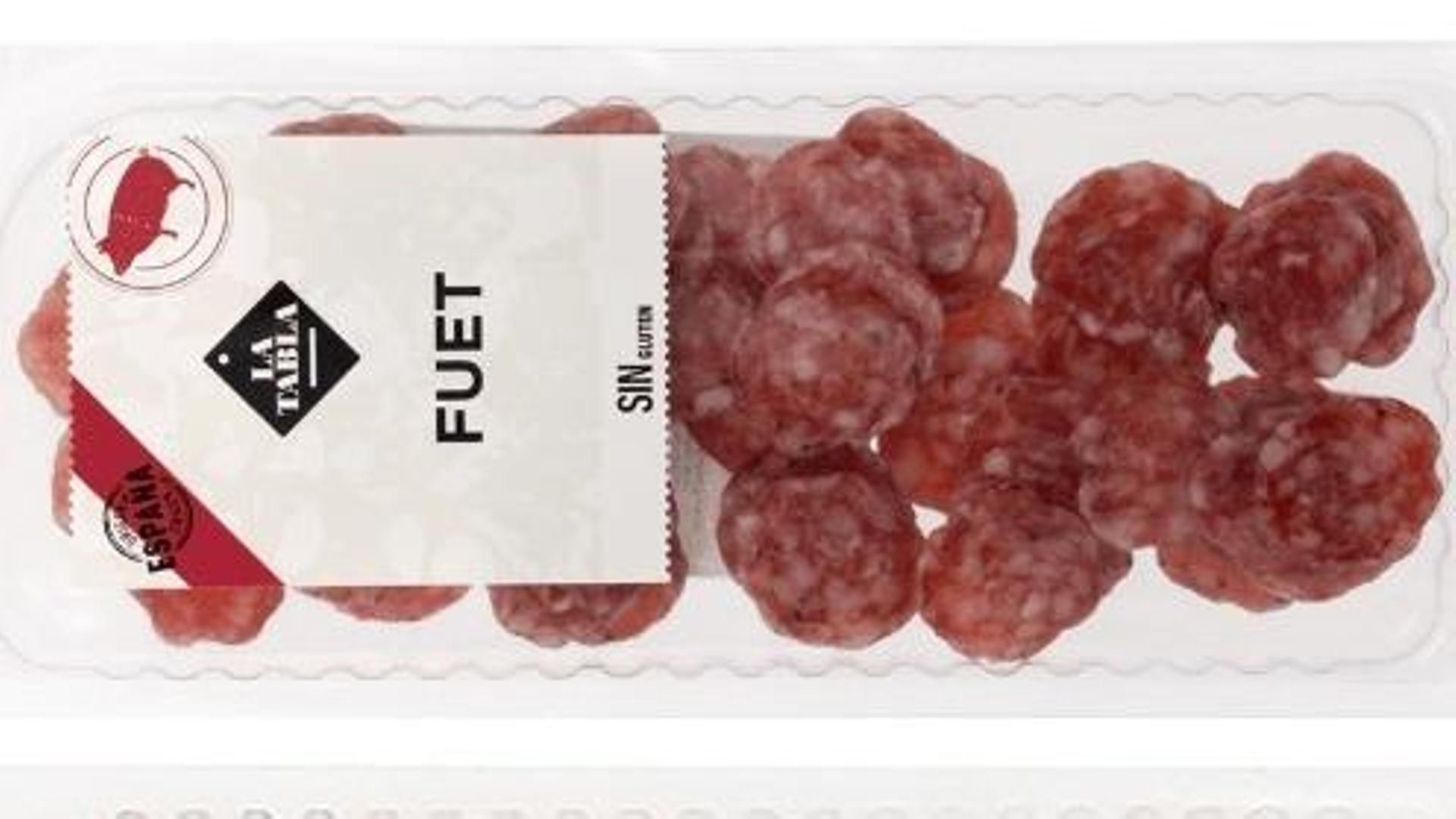 Alertan de la presencia de salmonella en fuet loncheado de marcas La Tabla y Valldan