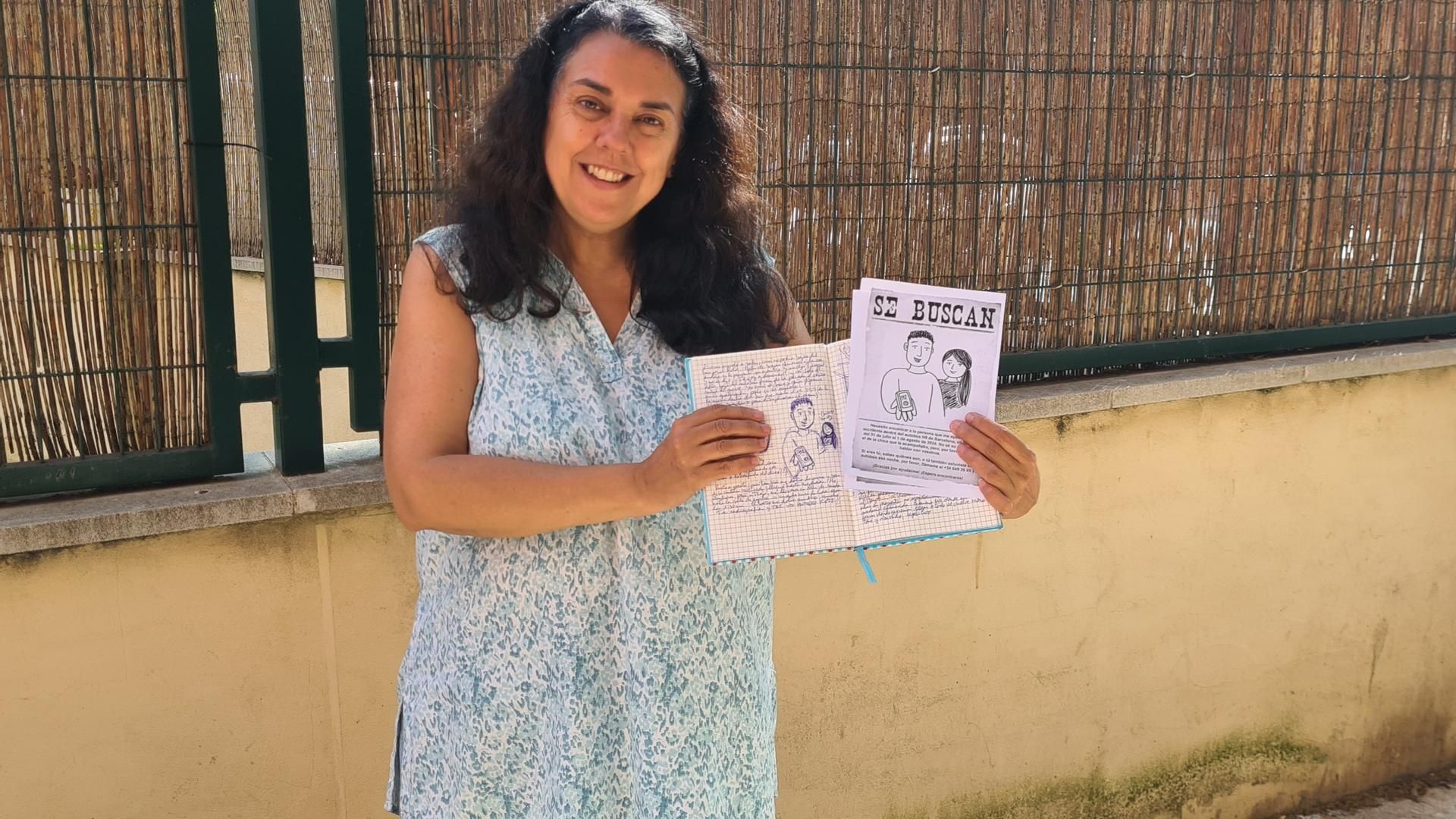 Arantxa busca a la pareja que le ayudó tras romperse el brazo en un bus