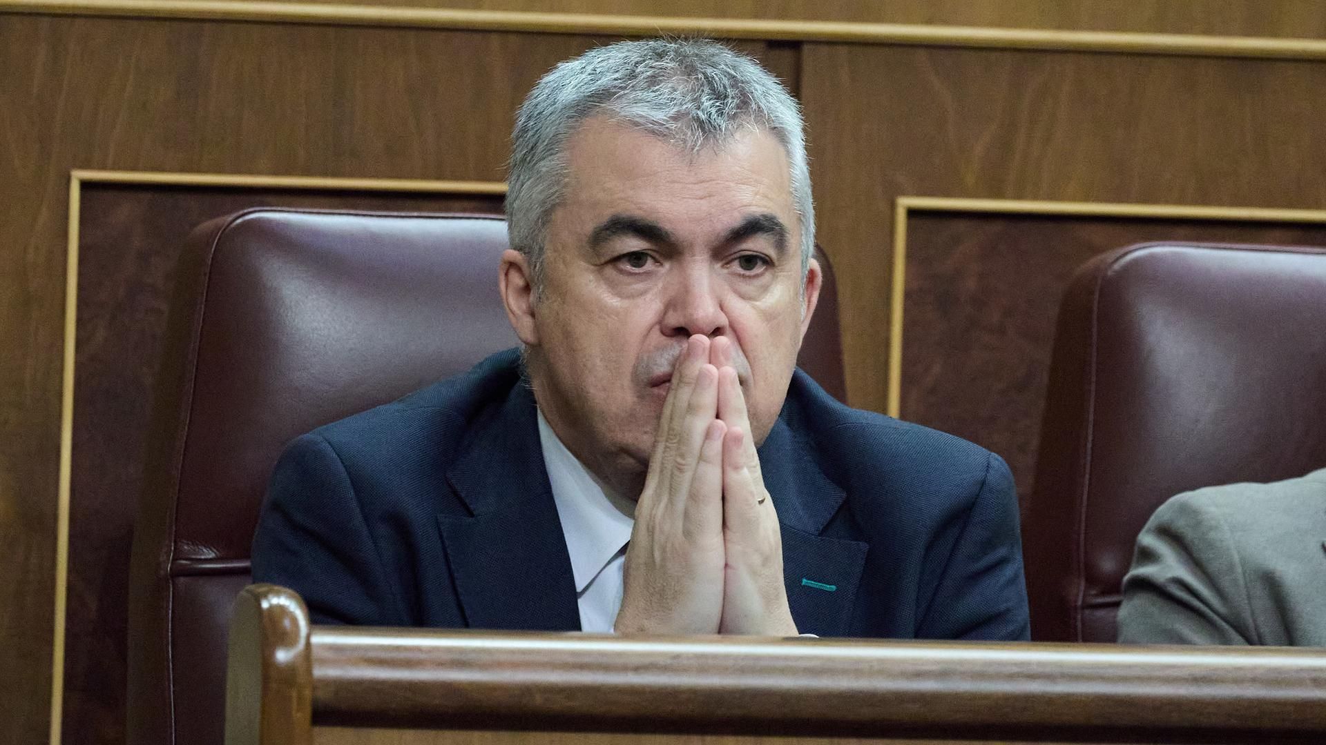 El secretario de Organización del PSOE, Santos Cerdán, durante una sesión plenaria en el Congreso de los Diputados, a 12 de junio de 2025, en Madrid (España).