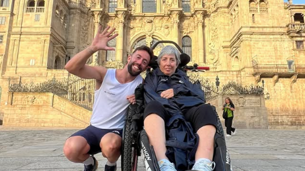 Eric y Silvia cumplen su sueño de hacer el Camio de Santiago