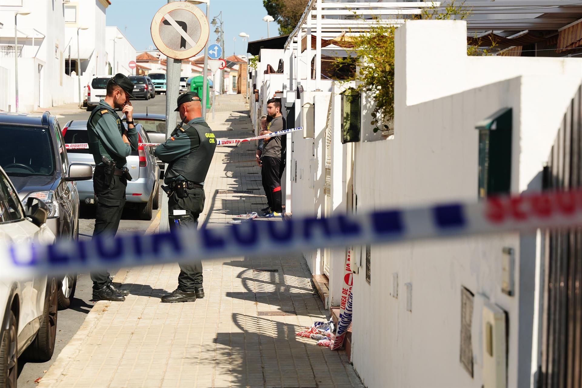 Imágenes del lugar donde se ha producido el suceso. A 24 de abril de 2025 en Cartaya, Huelva