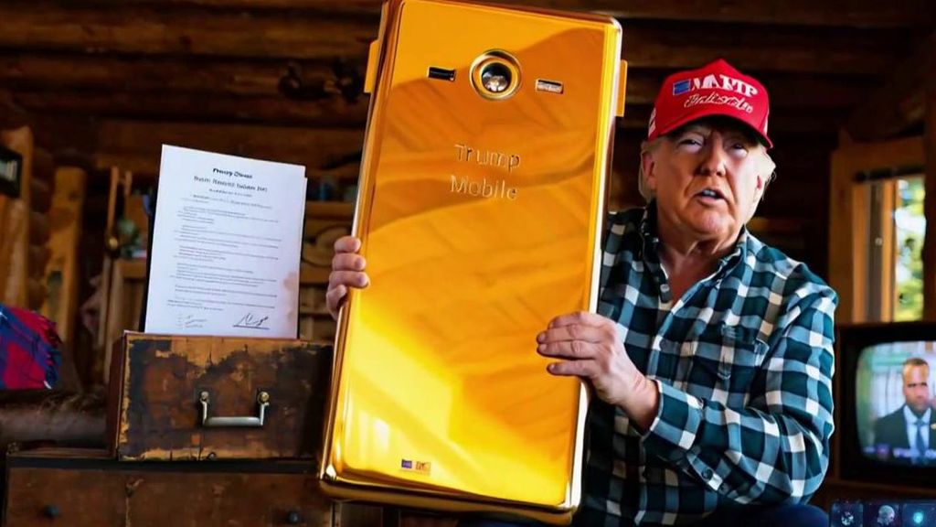 La familia Trump lanza al mercado un 'smartphone' dorado con tarifa plana y llamadas a más de 100 países