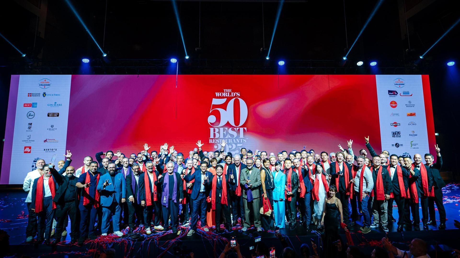 Los chefs galardonados en The Best World’s 50 Best Restaurants