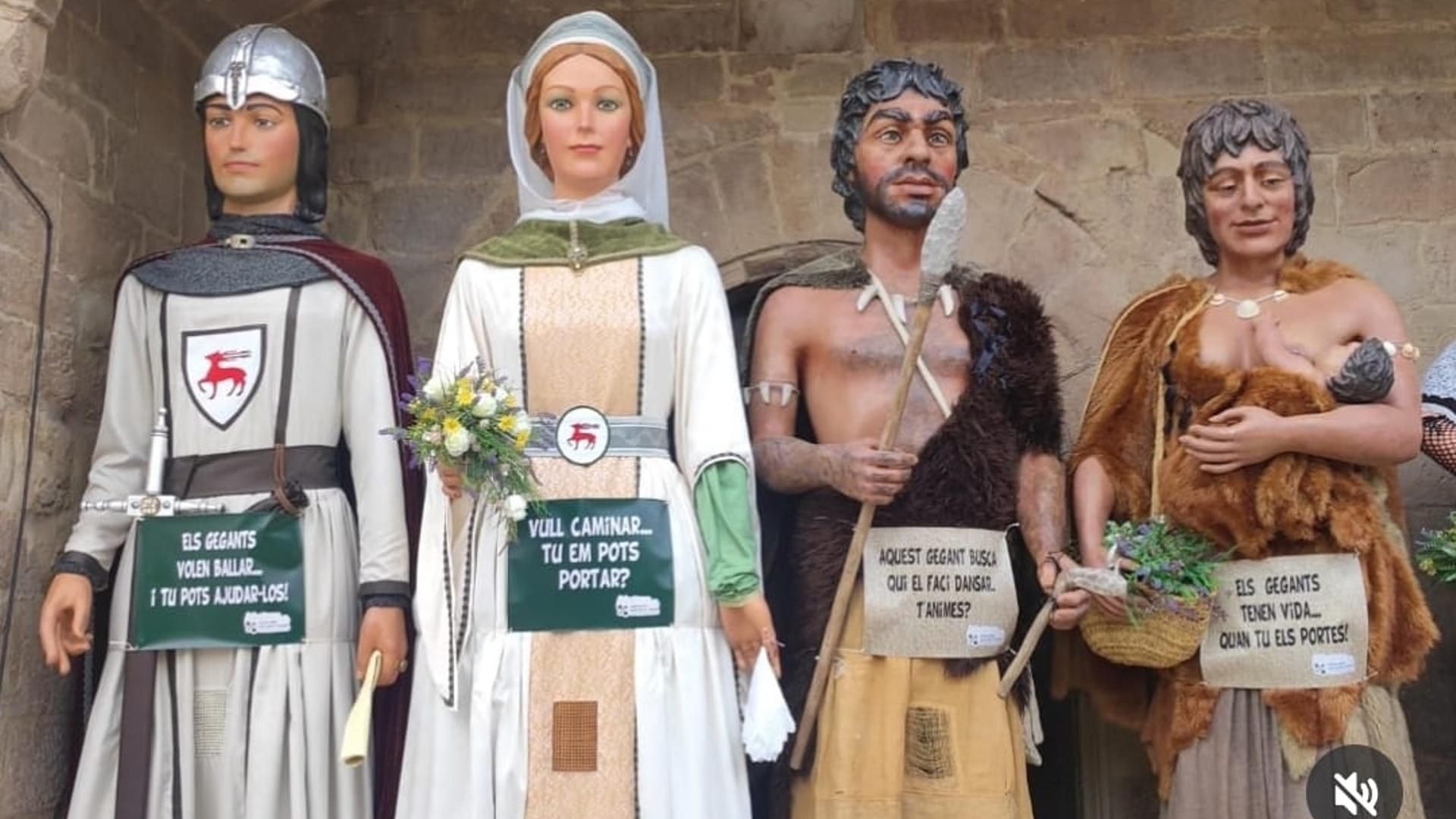 Los gigantes de L'Espluga de Francolí