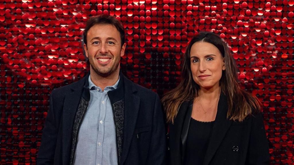 Matías Prats J. y su mujer, Claudia Collado