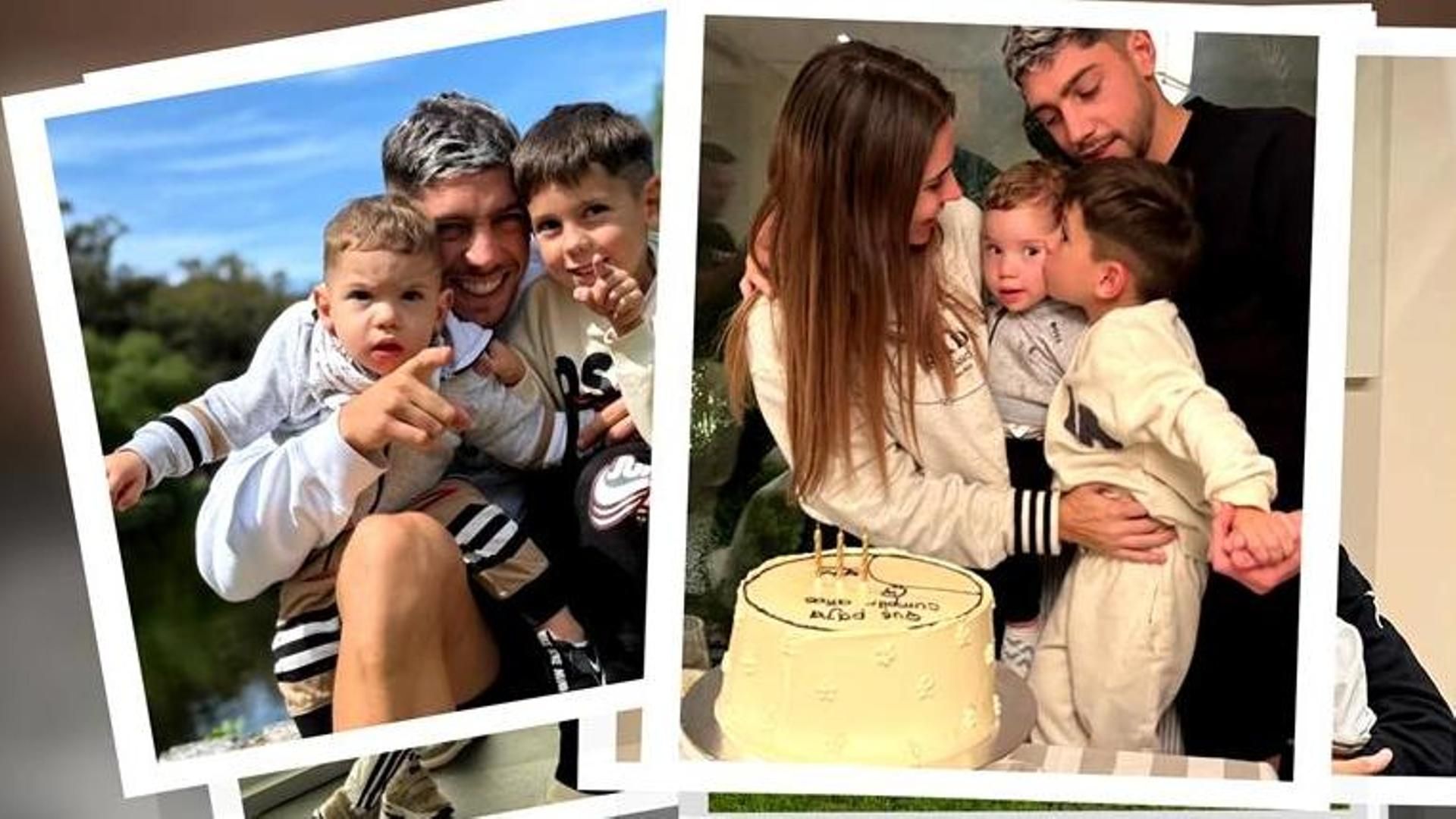 Así ha crecido el hijo de Fede Valverde y Mina Bonino tras ser diagnosticado de una enfermedad rara: "Ahora le miro y me siento mal"