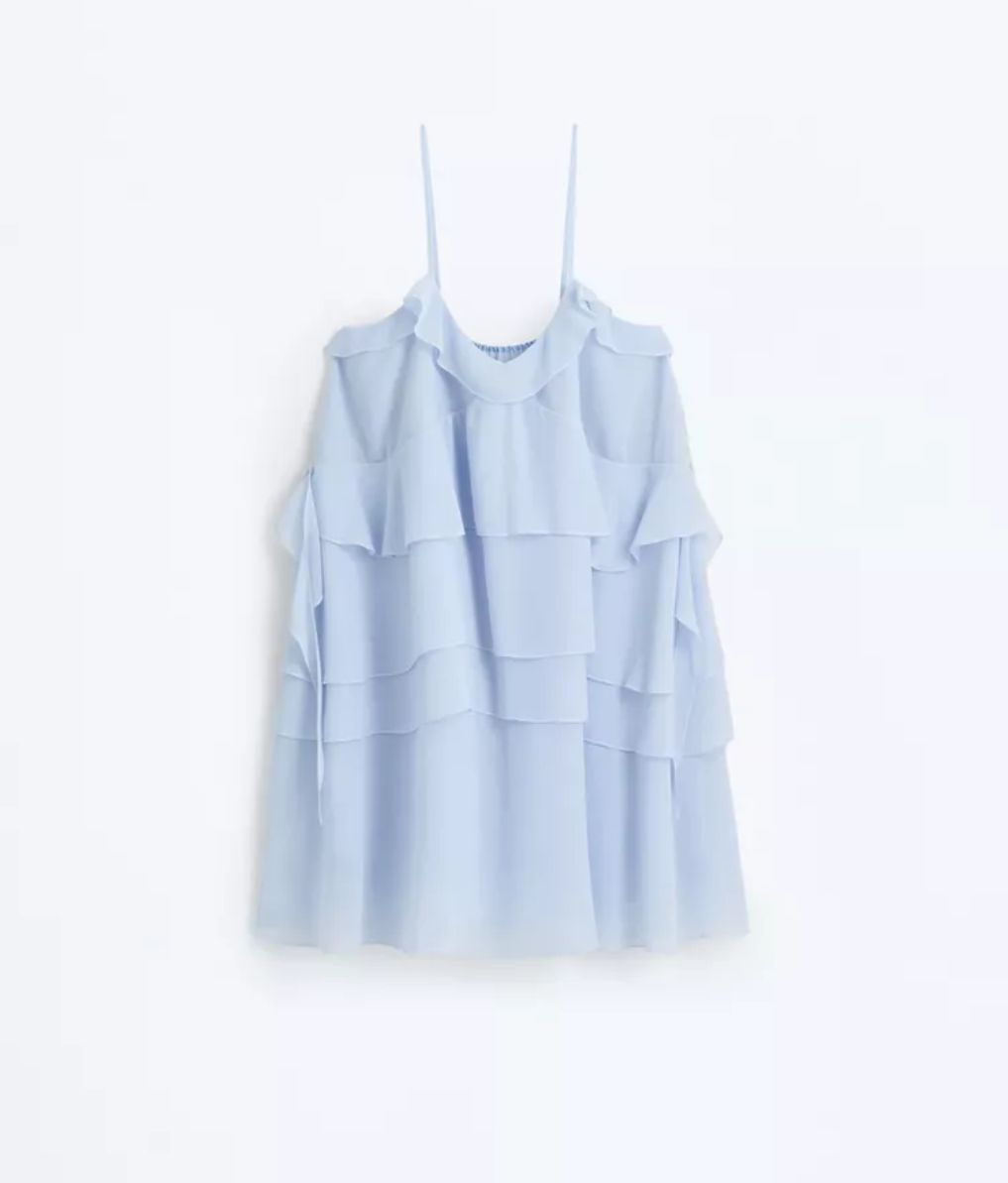 Minivestido de volantes