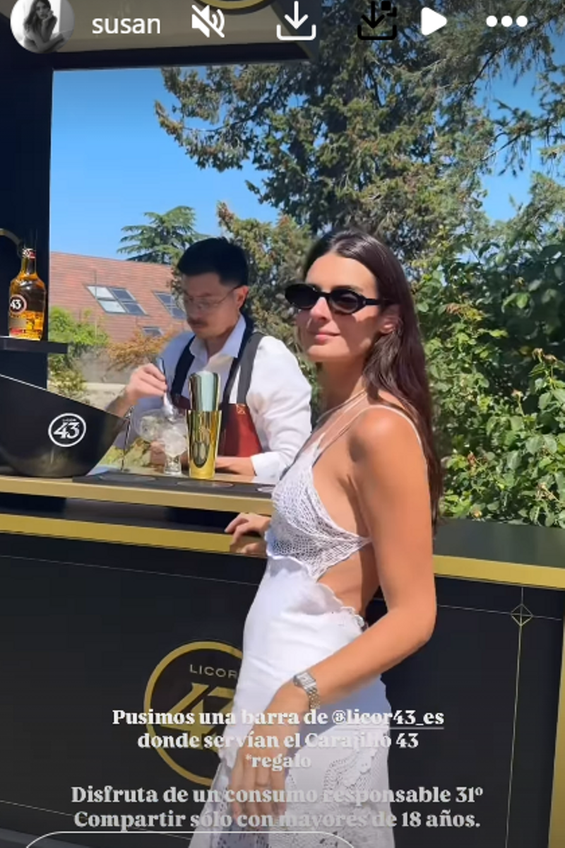Susana Molina valora muy positivamente la postboda que montaron con barbacoa al día siguiente