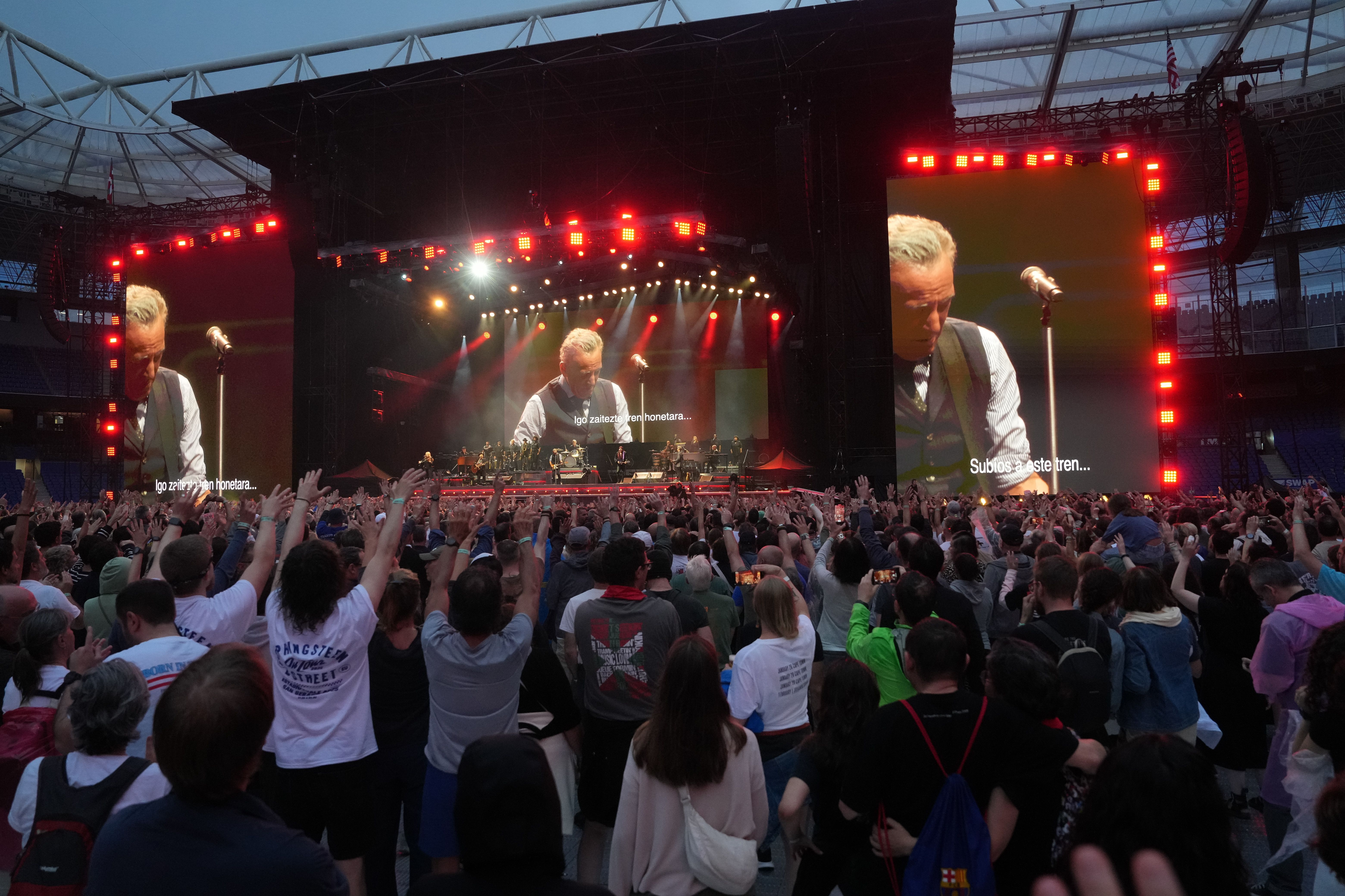 Concierto de Bruce Springsteen en el Reale Arena