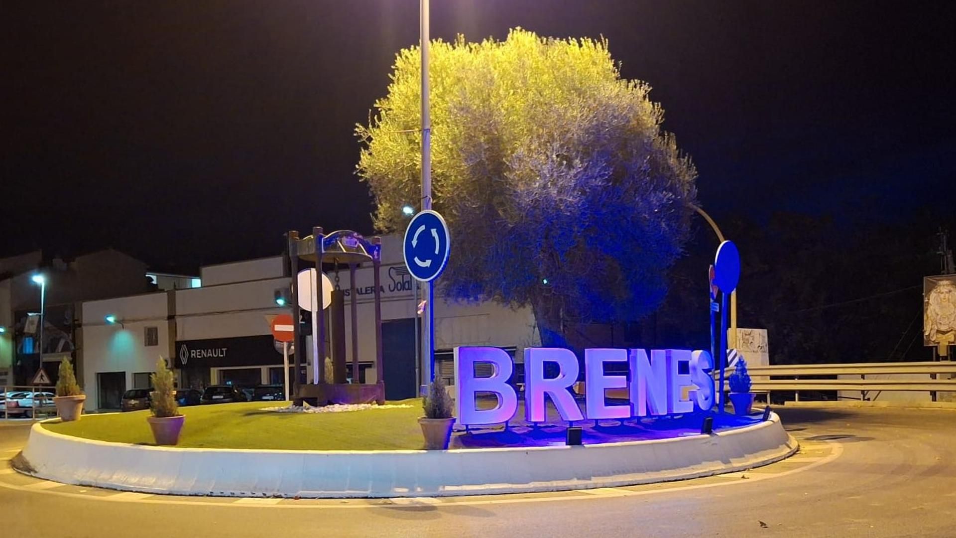 Entrada a la localidad de Brenes, Sevilla