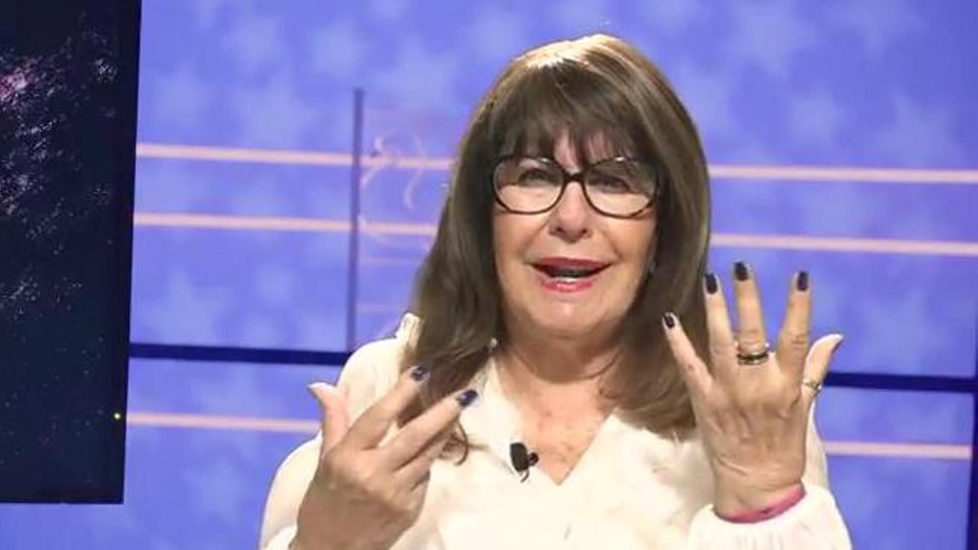 Esperanza Gracia, en su programa de Telecinco Esperanza Gracia, en su programa de Telecinco