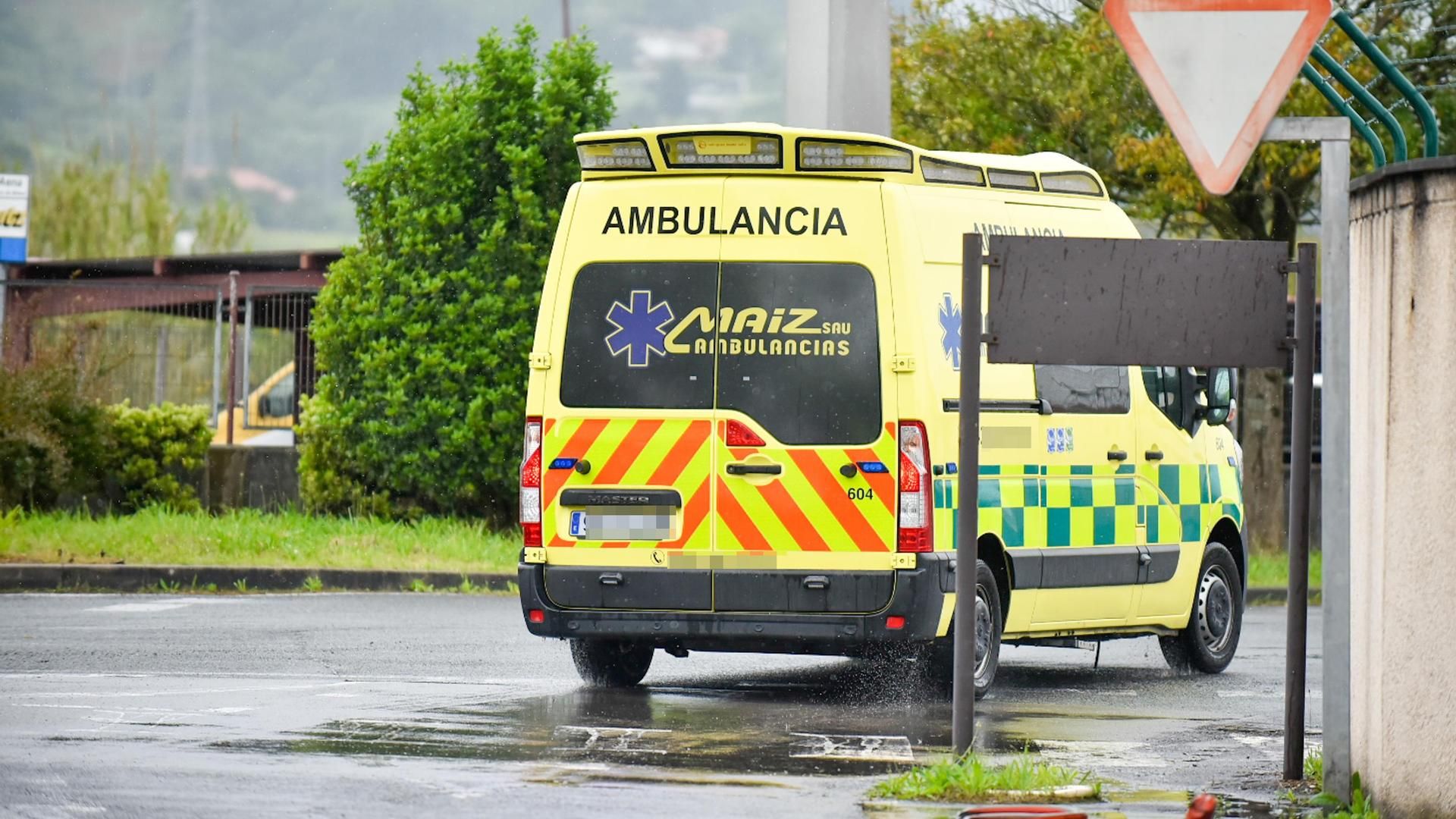 Imagen de archivo de una ambulancia de Vizcaya