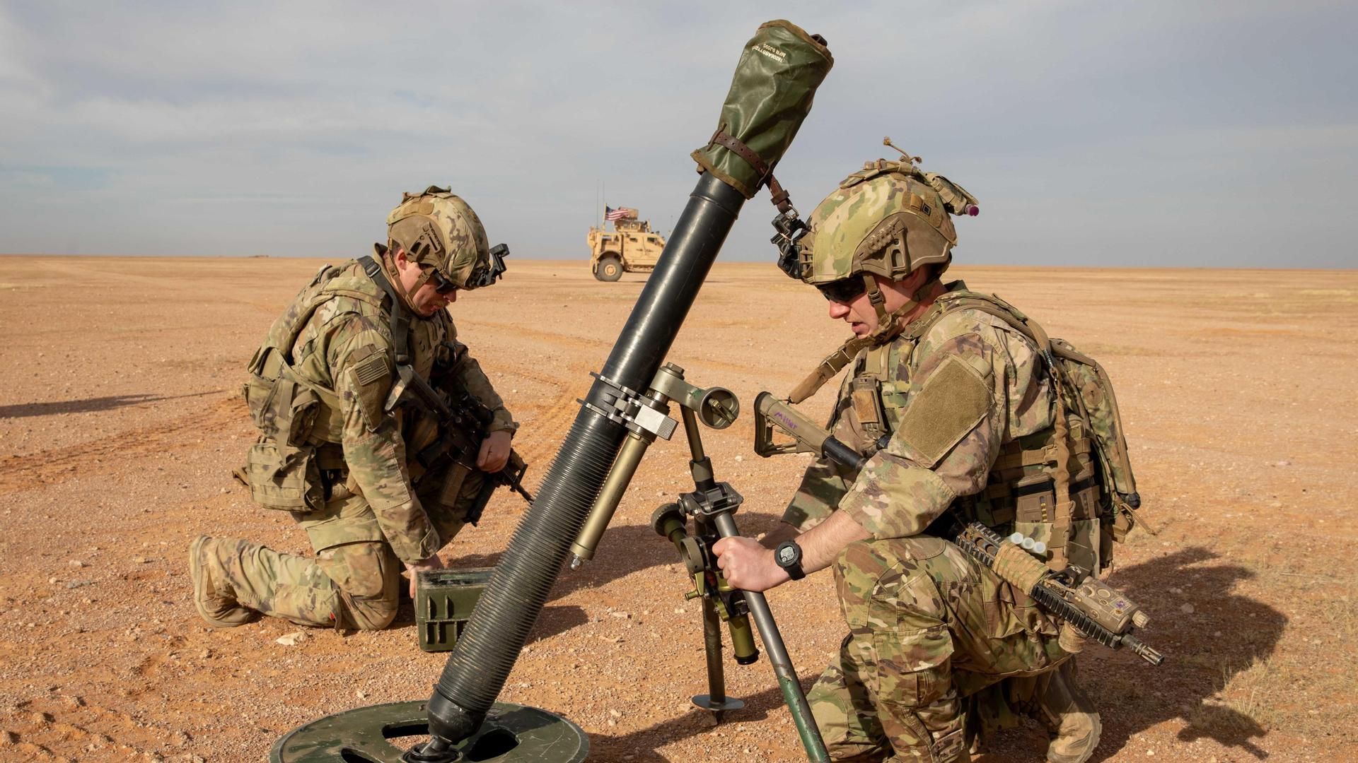 Militares estadounidenses en Al Tanf, Siria