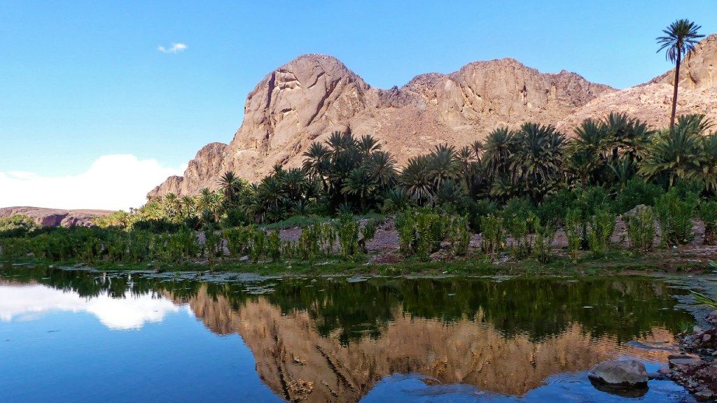 Oasis de Fint, Marruecos Oasis de Fint, Marruecos