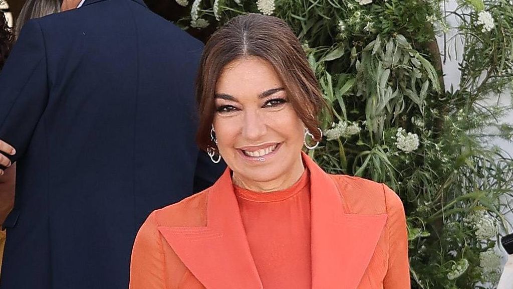 Raquel Revuelta en la boda de su hija Claudia