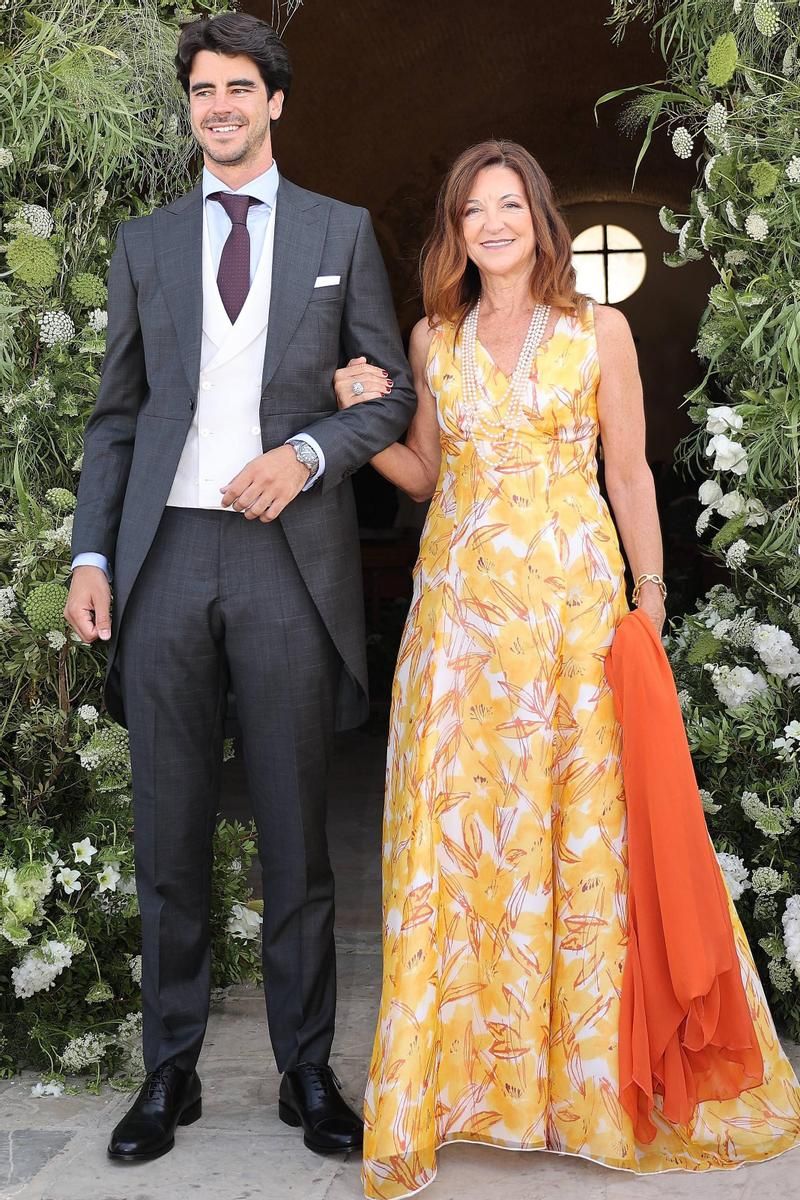 Vicente Benítez y su madre