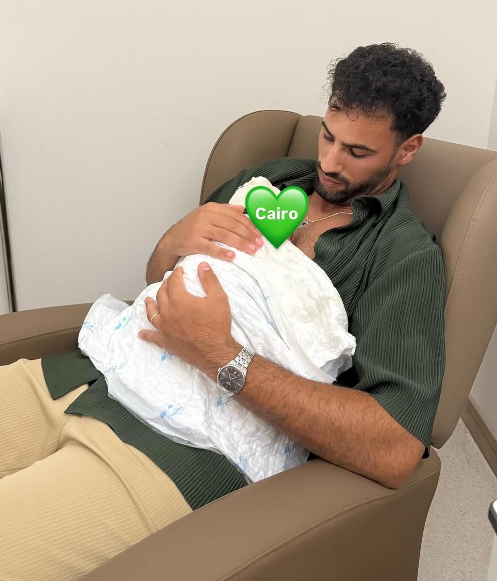 Asraf Beno hace piel con piel con Cairo, el hijo que ha tenido con Isa Pantoja