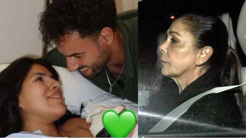 Isa Pantoja y Asraf Beno en el hospital e Isabel Pantoja