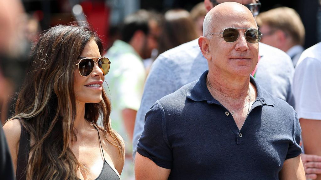Lauren Sánchez y Jeff Bezos