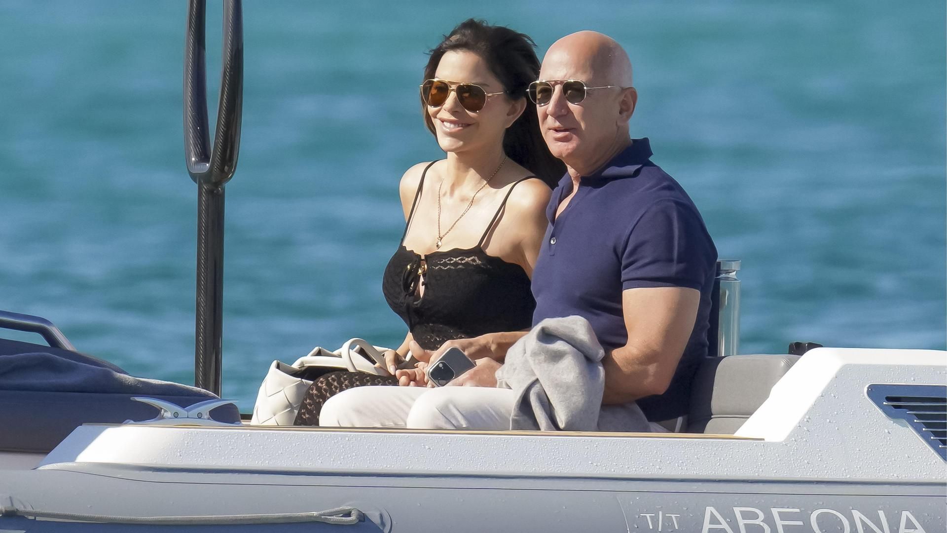 Lauren Sánchez y Jeff Bezos