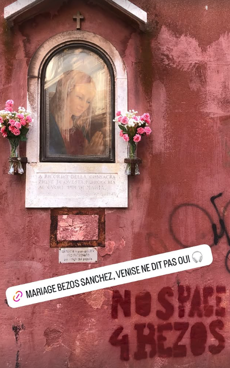 Protestas en las calles de Venecia