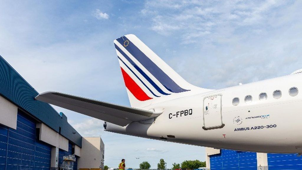Archivo - A220-300 de Air France.