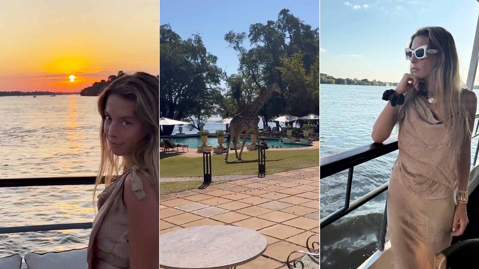 Belén Écija en Zimbabue, donde visitará las cataratas Victoria