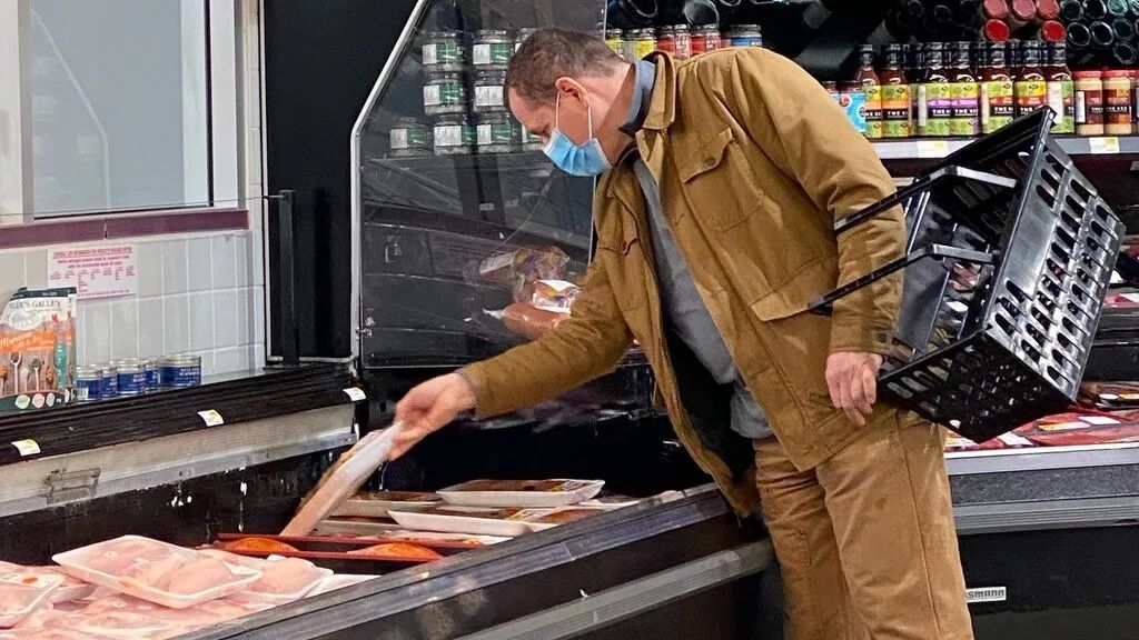 Comprando en el supermercado