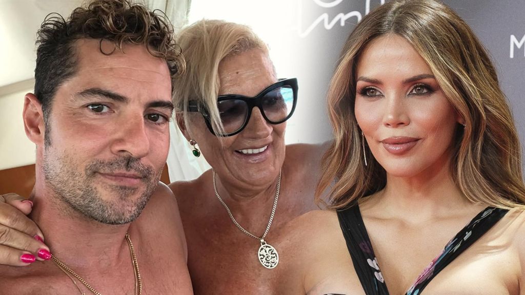 David Bisbal, su madre y Rosanna Zanetti