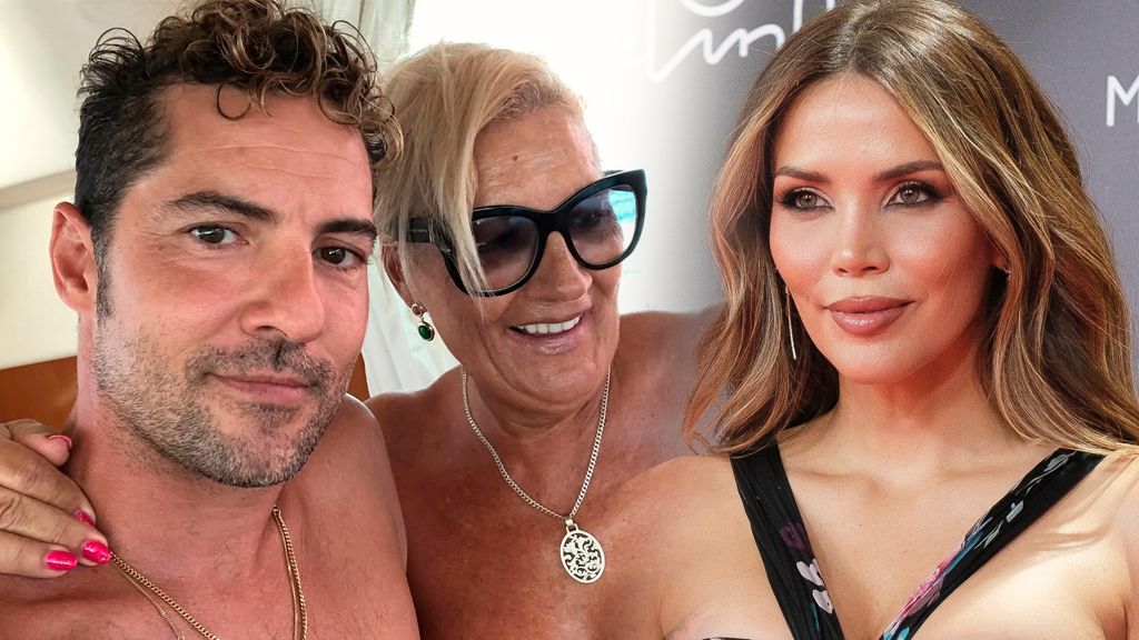 David Bisbal, su madre y Rosanna Zanetti