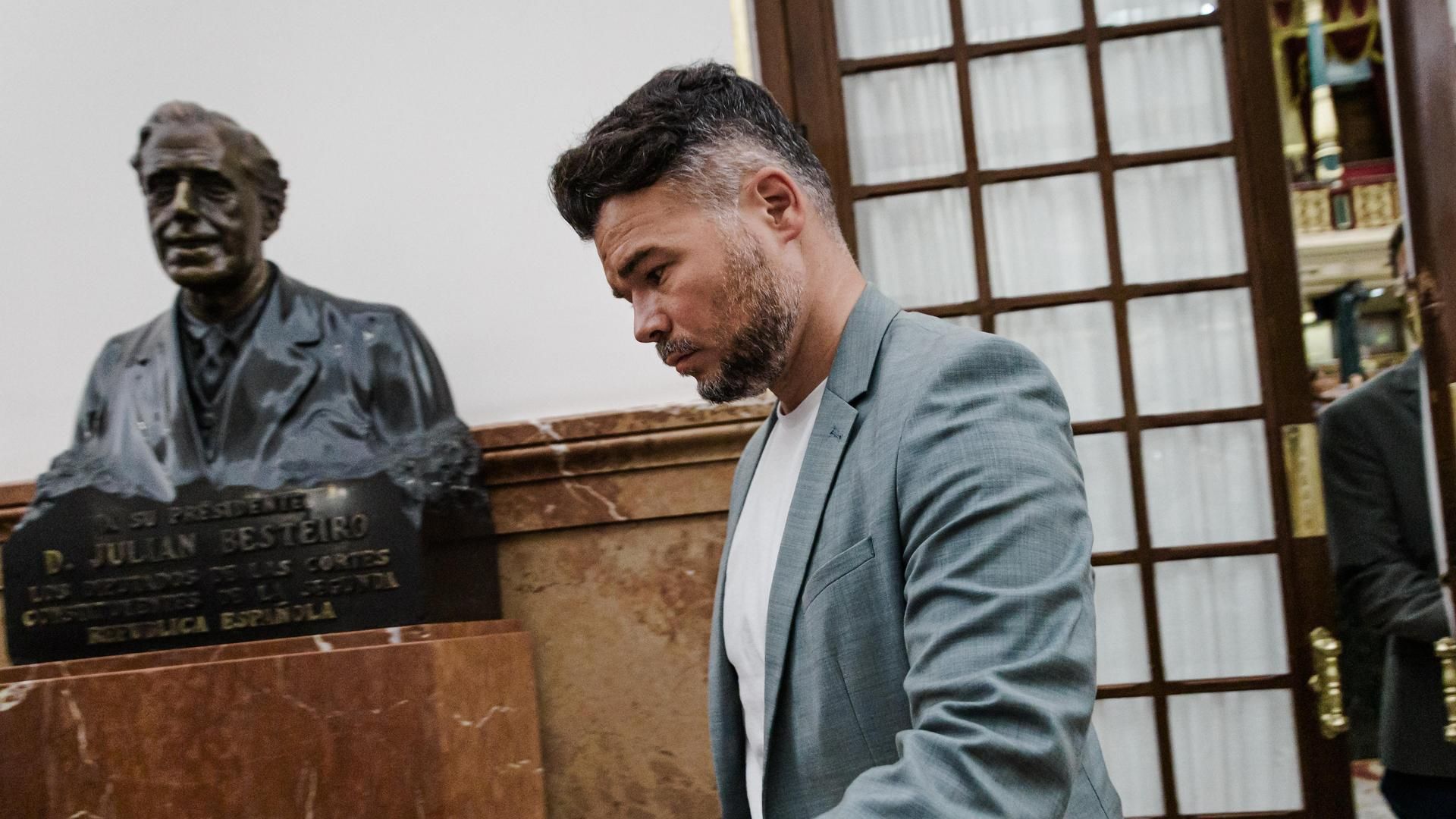 Gabriel Rufián critica el escrito del juez Peinado solicitando la imputación de Félix Bolaños: "Es un desastre"