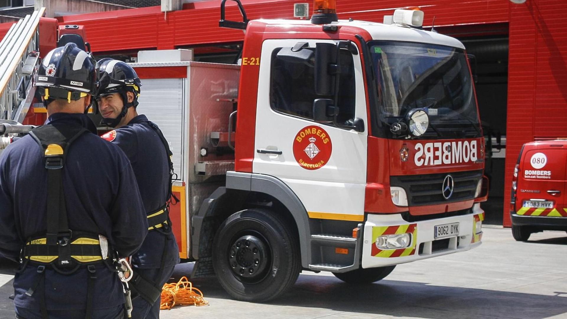 Imagen de archivo de los Bombers de Barcelona