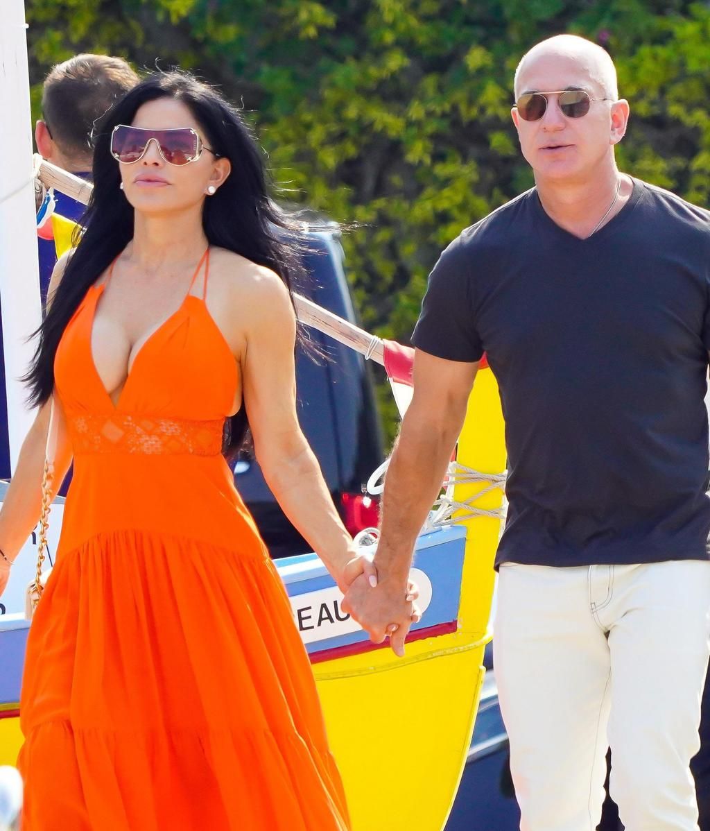 Lauren Sánchez y Jeff Bezos