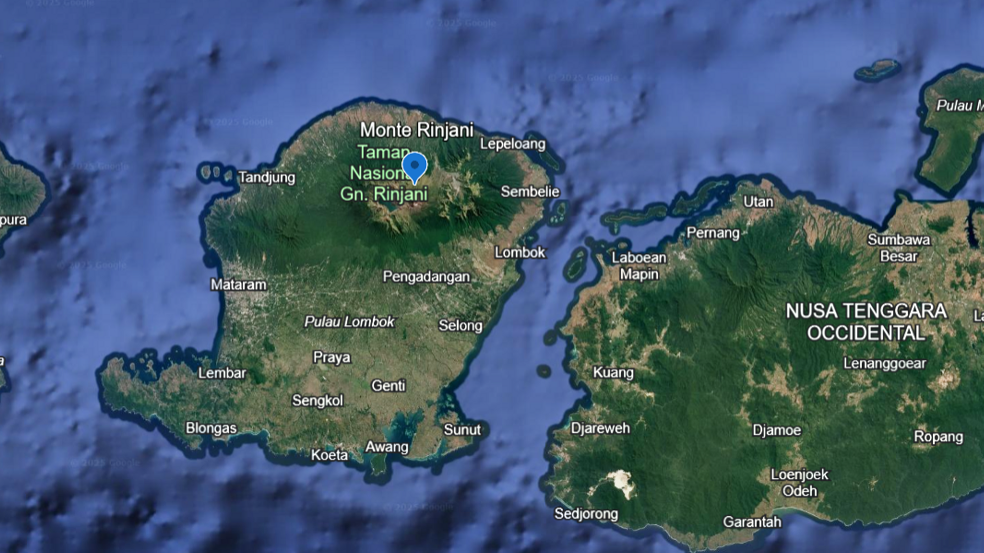 Monte Rinjani, donde ha fallecido la joven