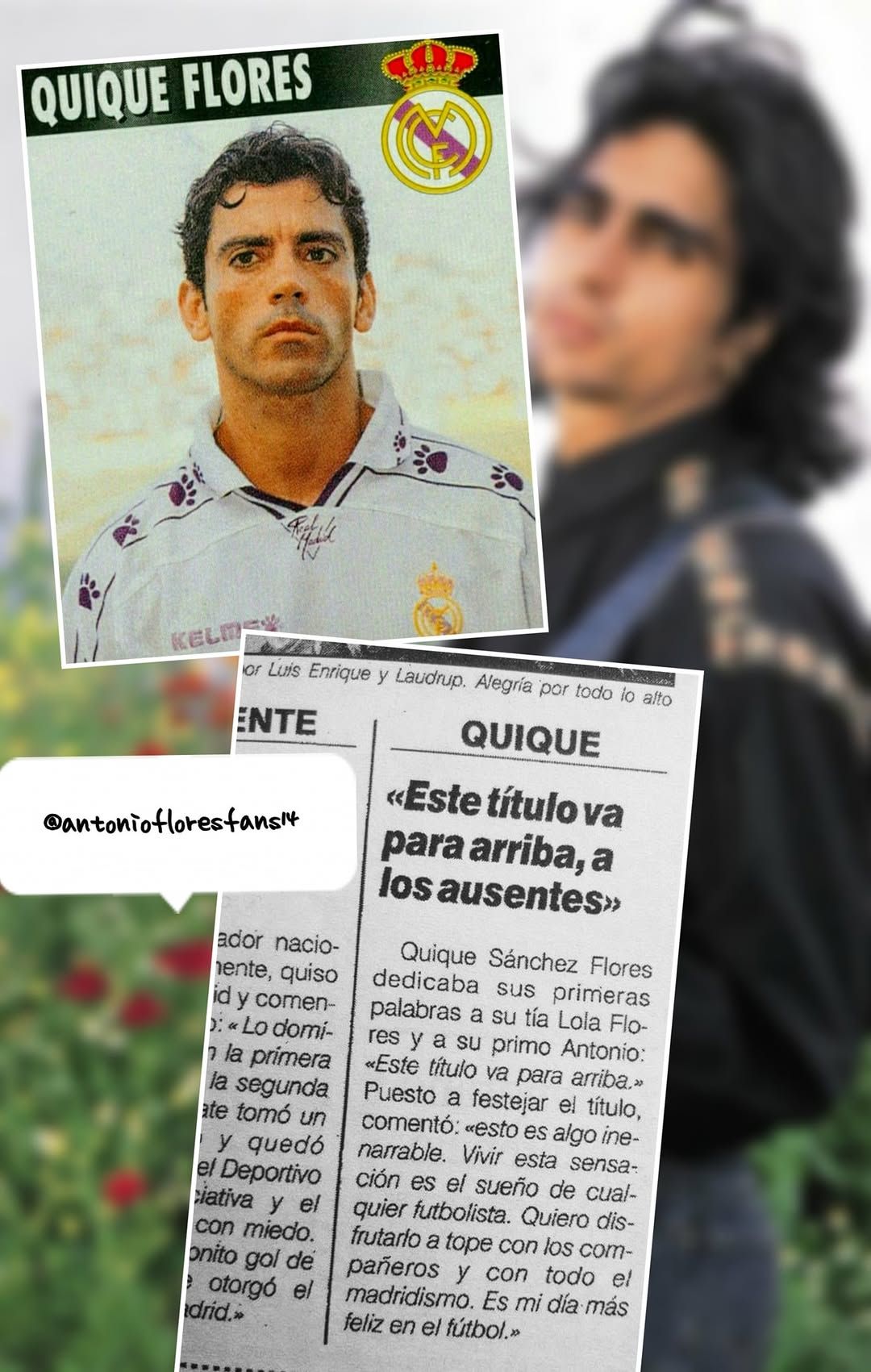 Quique dedicó triunfos a la memoria de su tía Lola y su primo Antonio