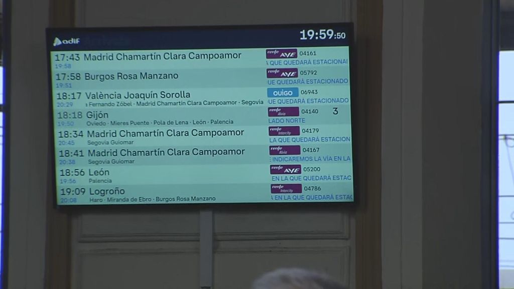 Restablecido parcialmente el tráfico ferroviario de alta velocidad entre Valladolid y Madrid afectado por un incendio