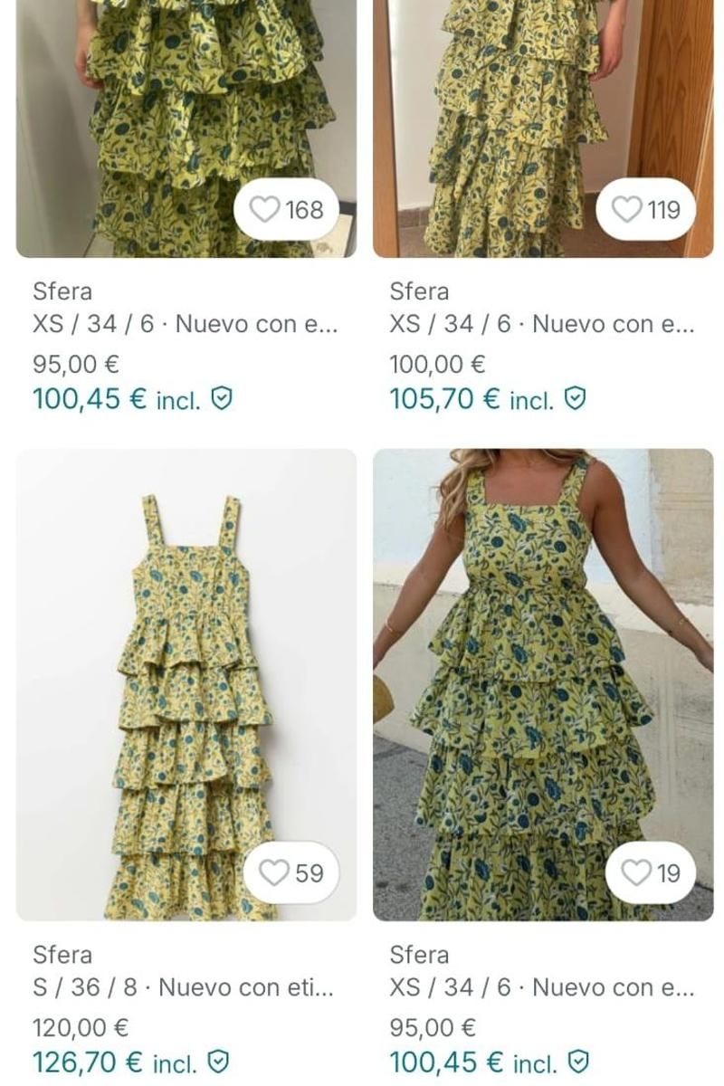Vestido a la venta en Vinted