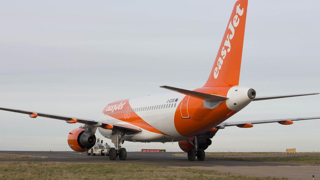 Archivo - Avión de easyJet