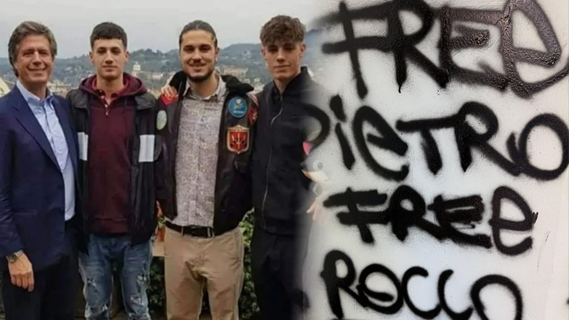 Carlo Costanzia, su padre y sus hermanos Carlo Costanzia, su padre y sus hermanos