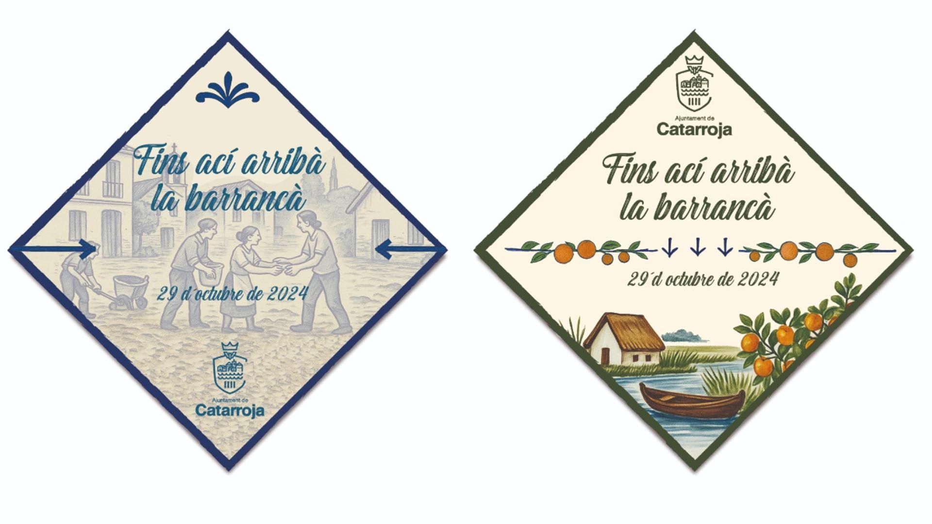 Catarroja colocará azulejos para marcar donde llegó el agua con la DANA