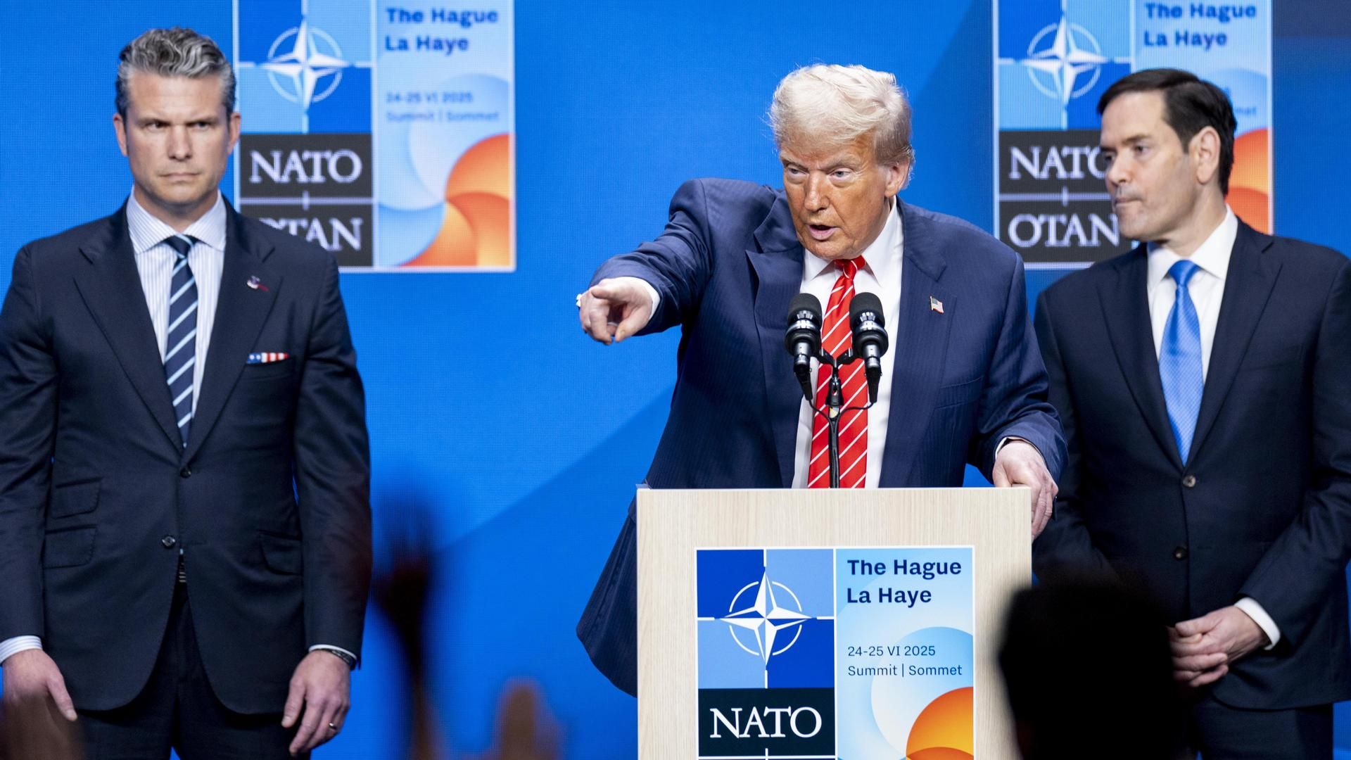 Donald Trump en la Cumbre de la OTAN