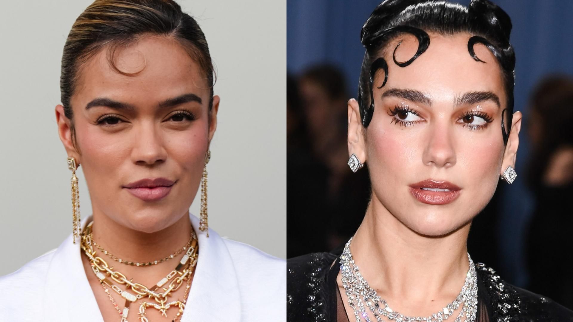 Dua Lipa y Karol G, en un montaje de fotos