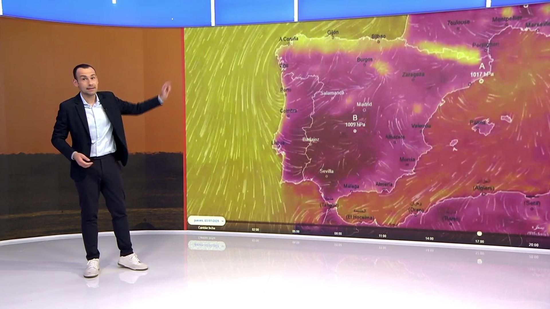Eduardo Abión da las claves de la primera ola de calor del verano con temperaturas de más de 40 grados
