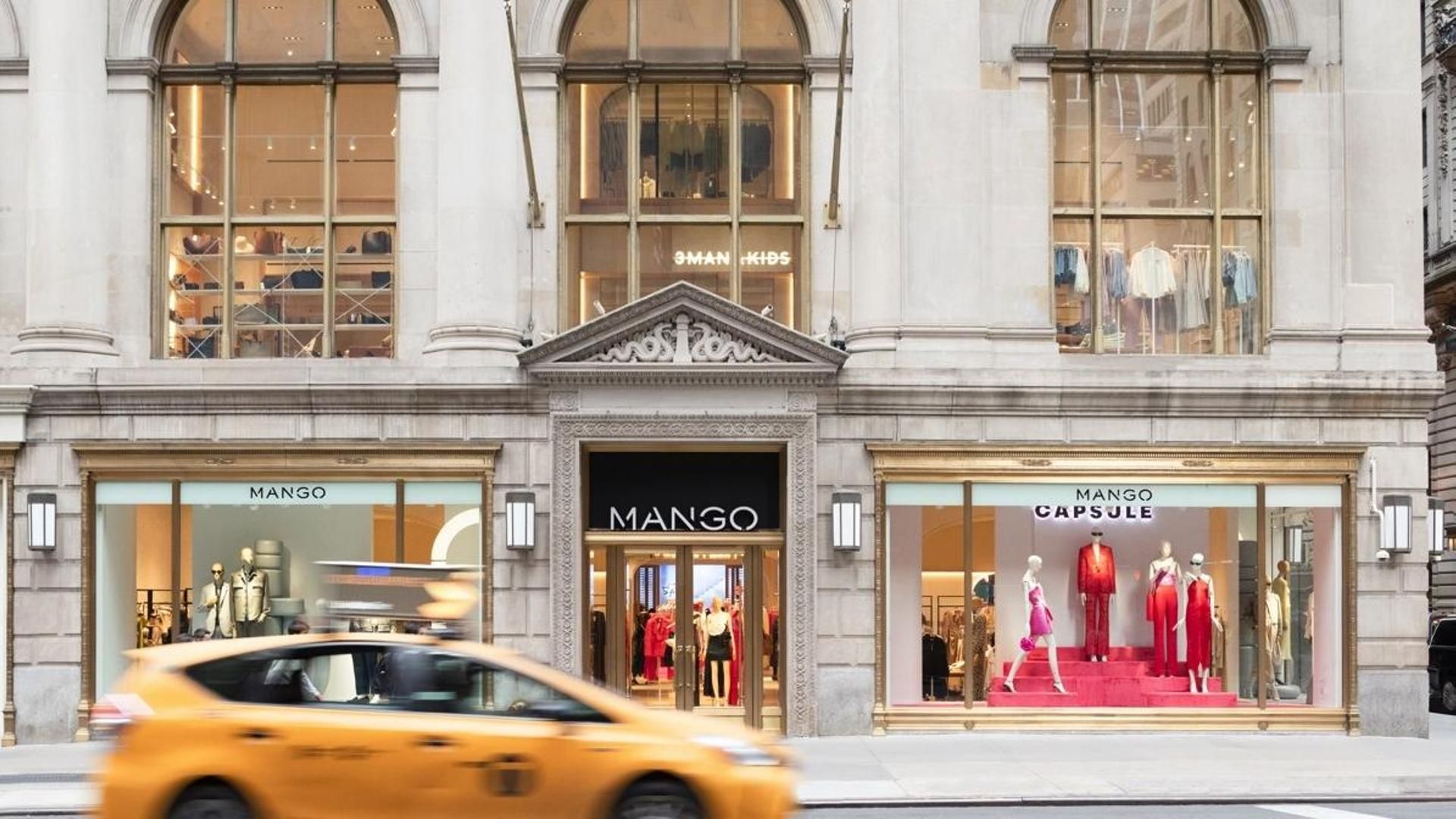 Fachada de la tienda de Mango en Nueva York, EEUU